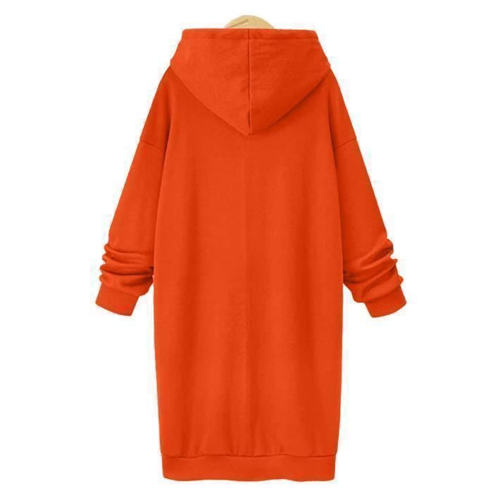 Robe Sweat Femme Sweat A Capuche Femme Pas Cher Automne Hiver