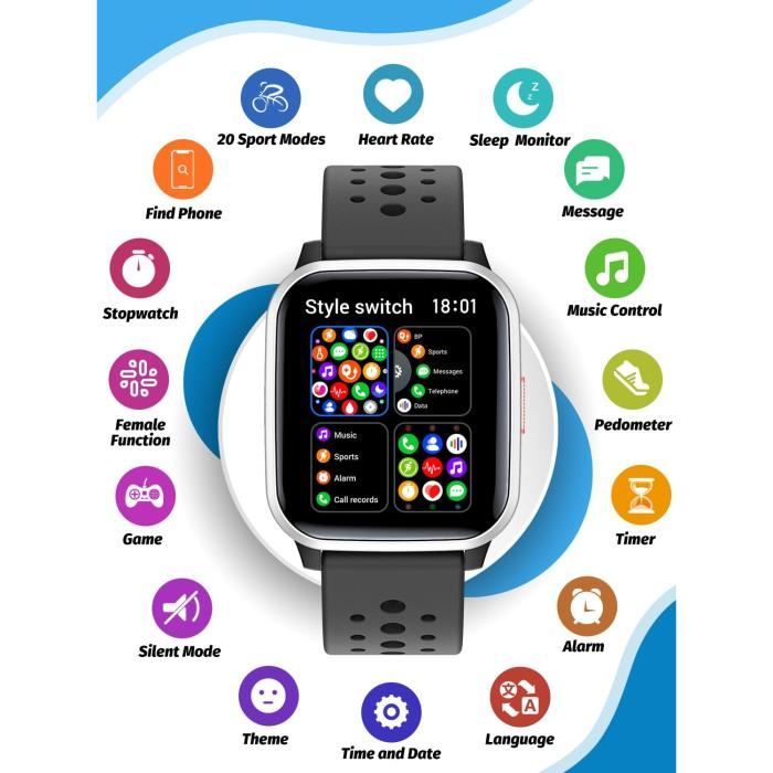 Montre connectée best sale fille 6 ans