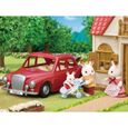 Voiture rouge cabriolet 5 places - SYLVANIAN FAMILIES - pour poupées de 3 ans et plus-3