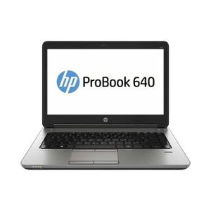 Hp Ordinateur Probook 640 G1 14 Core i5-4th 4GB 500Go HDD [REMIS A