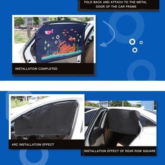 Volwco Pare-Soleil de Voiture r/étractable Automatique Pare-Brise Avant de Voiture Style Accord/éon Aluminium Aluminium Aluminium Voiture Pare-Soleil Voiture pour Voiture Compacte 65 cm