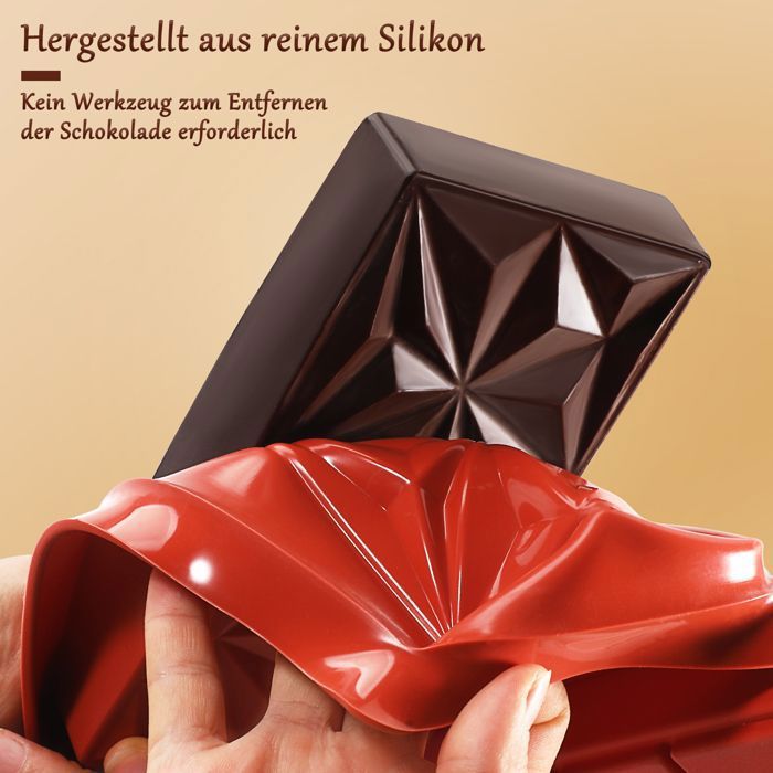 Moule Tablette Chocolat Silicone Dubai - 2 Pcs Moules Profonds Antiadhésifs, Sans BPA, Pour Chocolat Maison