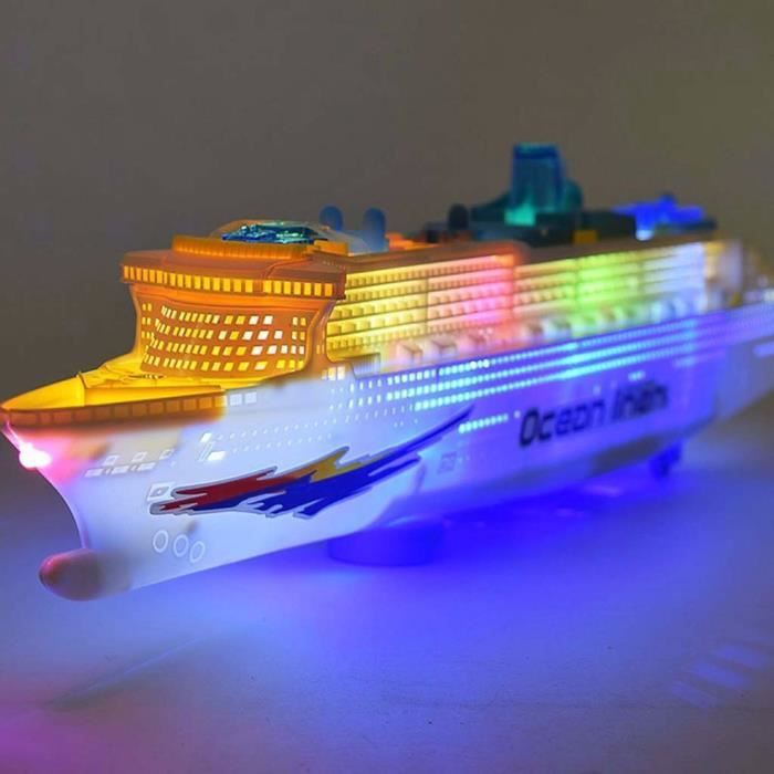 ZJchao A380 Électrique 43 Cm – Son Et Lumière – Roue Automatique – Avion Jouet – Dès 3 Ans