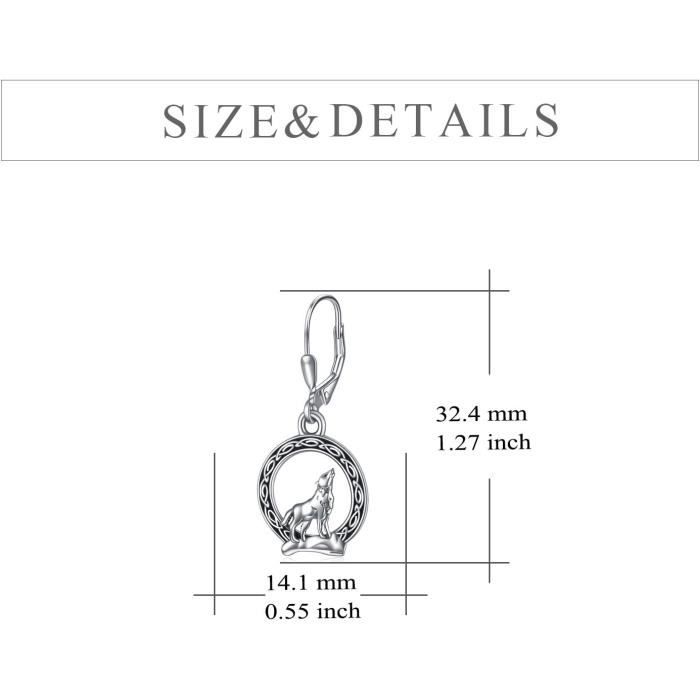Boucles D'Oreilles Argent Sterling Citrine Ovale 8x6mm | Charnière | Silverspeck