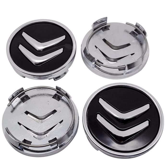 4 Pièces Cache Moyeux Pour Citroën 60mm C1 C2 C3 C4 C5 Cache