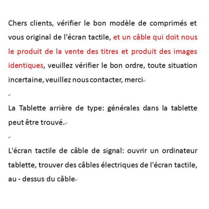 Blanc EUTOPING ® Nouveau 10.1 Pouces Écran3