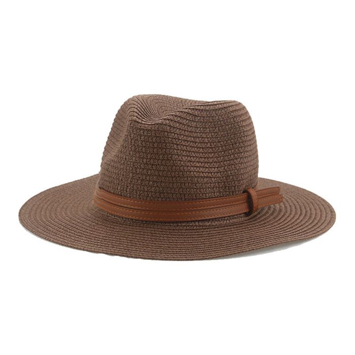 Chapeau De Paille Unisexe Avec Bandeau Drapeau Américain - Taille Réglable (tour De Tête ~56-58 Cm) - Pour Plage, Pêche, Randonnée - Respirant Et Résistant