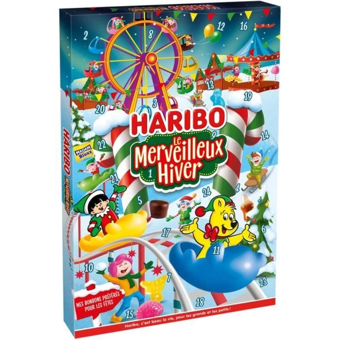 HARIBO Calendrier de l'Avent Assortiment de Bonbons 310g