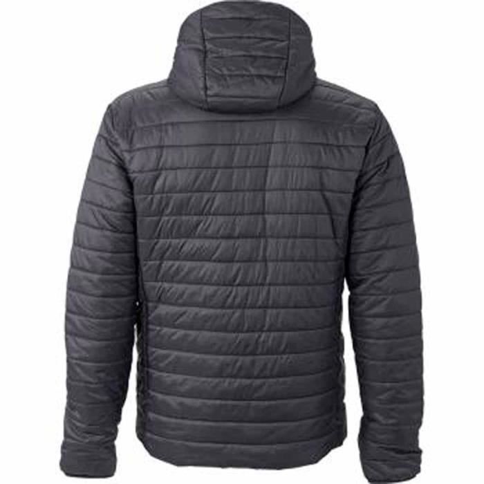 Doudoune legere fine HOMME reversible JN1092 noir argent Noir Cdiscount Pret a Porter