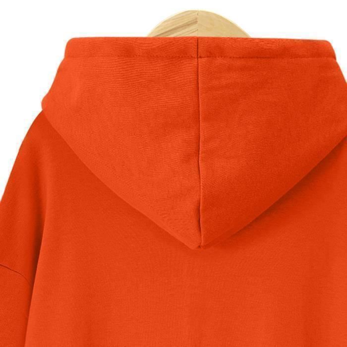 Robe sweat orange on sale