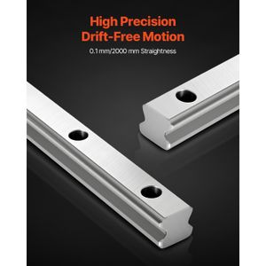 SCS8LUU 8mm Alliage d'aluminium Roulement linéaire fermé Bloc solide