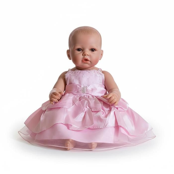 Robe été Pour Bébé Fille Kiabi - Taille 6 Mois - Rose à Volants - Occasion Très Bon état