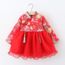 Robe De Fille Enfant En Bas Age Bebe Enfant Filles Nouvel An Chinois Costume Tang Robes De Princesse De Style Chinois Rouge Achat Vente Robe Cdiscount