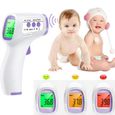 thermomètre, bebe, frontal, bain,  infrarouge, sans contact, numérique,  digital, adulte, grande précision, precis.-0
