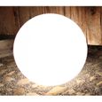 Lampe boule, boule jardin, GlowOrb blanc, 56 cm Ø, 10480-0