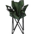 Chaise de Camping Pliantes Confortable avec Accoudoirs,Chaise de Plage Fauteuil Pliable Légère,YALURUI-Vert-0