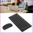 Ensemble Clavier Et Souris Optique Sans Fil Fins Blancs Pour PC Et Ordinateur Portable On