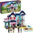 LEGO®  Friends 41449 La Maison Familiale d’Andréa, Jouet avec  Maison de Poupées, pour Enfant de 6 ans et plus Filles et Garçons-0