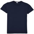 Enfants Garçons T-shirts Plaine Bleu Marine Doux Toucher T-shirt Eté Réservoir Top Et T-shirts Pour Enfants Et Garçons Agé  5-13 Ans-0