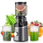 QVIIDBVB Extracteur de Jus de Fruits et Légumes Vertical, 120mm Machine à Jus avec 2 Tasses et Brosse, 250W et Capacité de 1.5 L