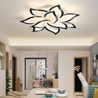 GANEED Dimmable LED 10 Pétales Moderne Plafonnier Plafonnier, Acrylique Moderne Forme De Fleur Plafonnier Lustre Éclairage