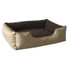 BedDog LUPI lit pour chien, Panier corbeille, coussin de chien [S env. 55x40cm, NAMIBSAND (beige/brun)]