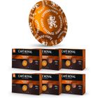 CAFE ROYAL 300 Capsules Compatibles NESPRESSO PRO® - CAFÉ ESPRESSO FORTE - Dosettes by Café Royal®