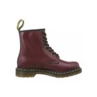 ZZZOOLIGHT Botte Femme Dr Martens CHERRY RED SMOOTH - 1460-11822600 - Cuir - Talon Large - Rouge