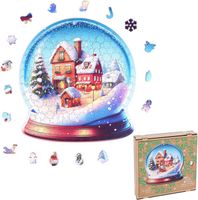 Puzzle de Noël en bois - MILLIWOOD - Christmas Wonderland - 200 pièces - Pour toute la famille