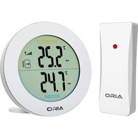 Thermomètre intérieur - intérieur sans fil, écran LCD, Tendances flèche extérieure (° C - ° F), Enregistrement Min - Max