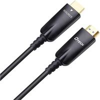 DTECH Cable HDMI a fibre optique de 23 m avec 4 K 30 Hz et 1080 p 60 Hz HD Video 3D HDCP CEC Prise en charge a grande vitesse