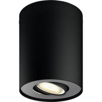 Spot de plafond LED Philips Hue White Amb. Pillar - Noir - 350lm - GU10 5W