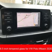 Décoration véhicule,Protecteur d'écran en verre trempé,autocollant pour Volkswagen VW Polo Liftback 2020 6.5 pouces[D776570929]