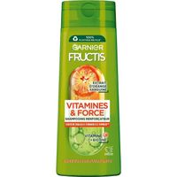 Shampooing Fructus GARNIER Renforçateur Vitamines & Force - Pour Cheveux fragiles - 250 ml
