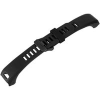 HURRISE bracelet de montre intelligente Bracelet de remplacement en silicone pour bracelet de sport pour Garmin Vivosmart HR (noir)