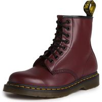 Botte Femme Dr Martens CHERRY RED SMOOTH - 1460-11822600 - Cuir - Talon Large - Rouge