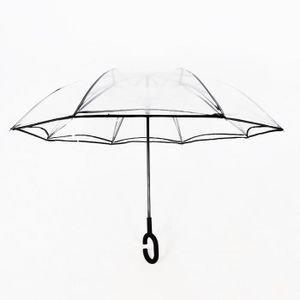 PARAPLUIE PANXD Transparent Parapluie Inversé Double Couche 