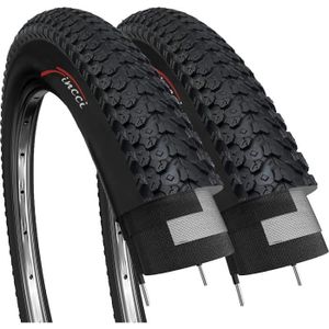 X1 20x2.125 e302 Blanc MTB Pneu Avec Schrader Tube