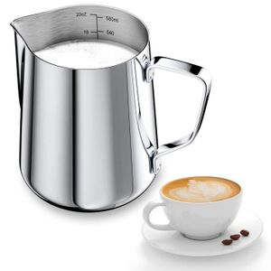 350 ml Pour expresso et cappuccino CACAKEE Pot à lait en acier inoxydable 