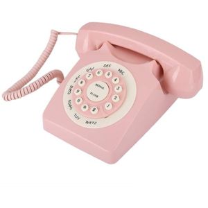 Téléphone fixe Téléphone Fixe Filaire pour Les Séniors - Vintage 