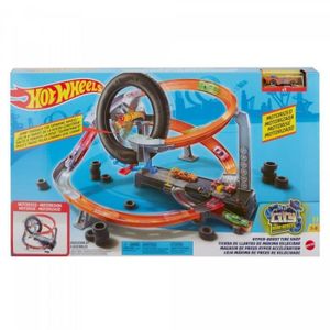 UNIVERS MINIATURE Hot Wheels Race track Motorized Set - 088796181344