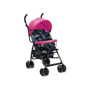 poussette canne rose pas cher
