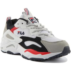 BASKET Baskets Fila Ray Tracer - Femme - Gris Noir - Lace