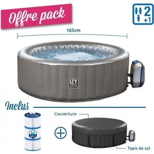 SPA COMPLET - KIT SPA Spa gonflable rond NetSpa IZY - POOLSTAR - 2+1 pla