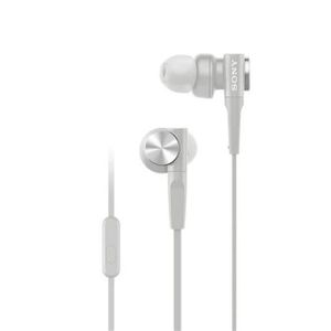 Sony MDR-EX110APW Ecouteurs Intra-auriculaires avec Microphone Blanc 