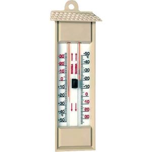 THERMOMÈTRE - BAROMÈTRE Thermomètre Mini-Maxi en plastique - sans mercure 