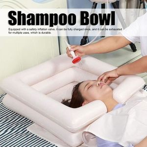 LAVE TÊTE GONFLABLE VINGVO Kit de bassin de shampooing gonflable porta