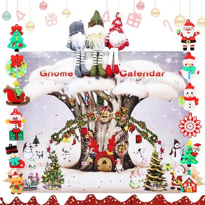 Calendrier De L’Avent 2025 Avec 24 Gnomes : Compte à Rebours Magique Jusqu’à Noël - Décoration Festive Et Cadeau Familial