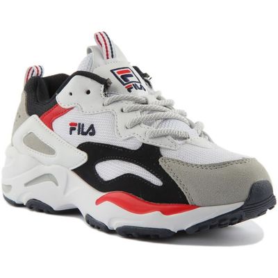 Baskets Fila Ray Tracer Femme Gris Noir Lacets Gris noir