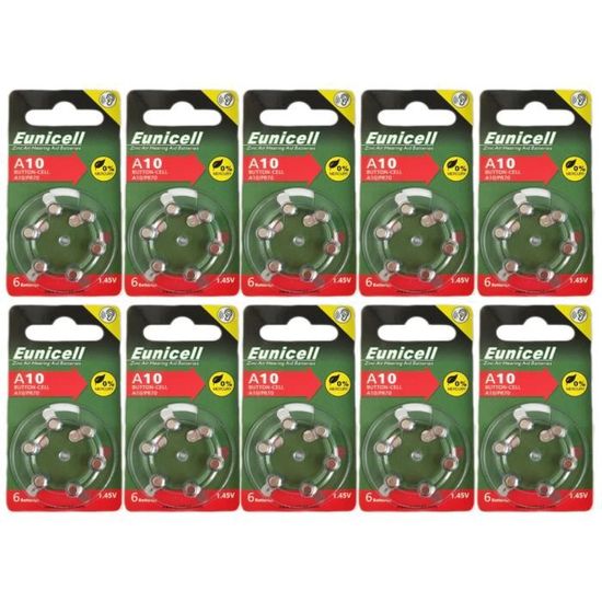 EverActive 10, 60 Batterie Per Apparecchi Acustici, Ad Alta - Foto 9